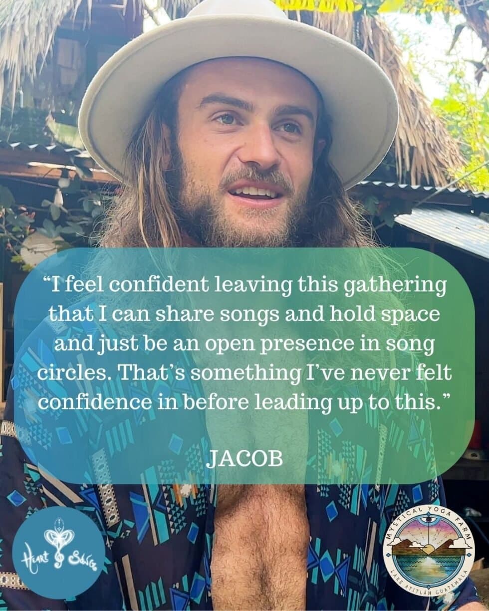 Jacob at HeartSong Gathering: “I feel confident leaving this gathering that I can share songs and hold space.”